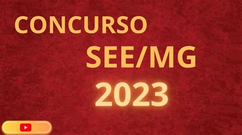 concurso see mg 2023-4